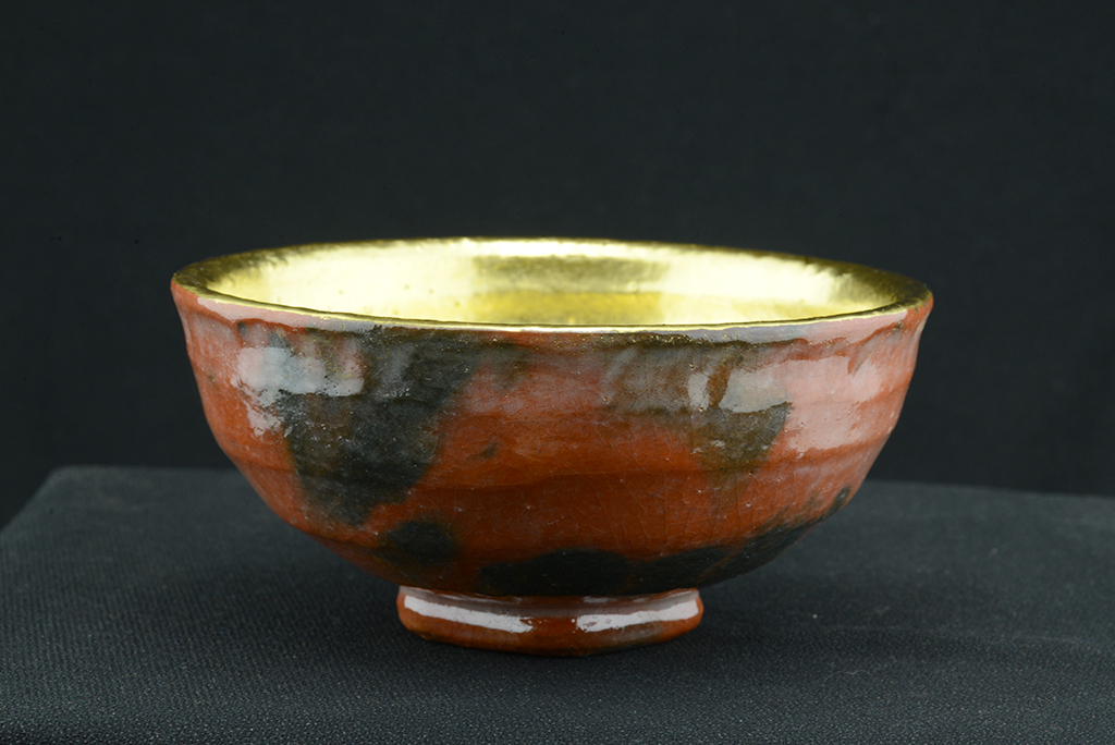 Shimadai raku chawan teáscsésze pár